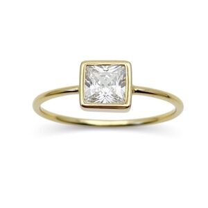 SASHI Gold vermeil sterling silver cubic zirconia ring - GM614